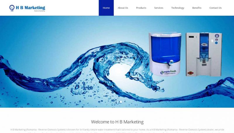H B Marketing, website company design in raipur