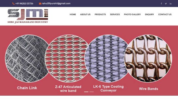 Shri Jai Maharani Industry, Web Design Company in Raipur Chhattisgarh