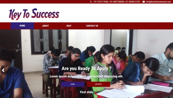 KTSONLINENETEXAM, Web Designing Company in Raipur Chhattisgarh