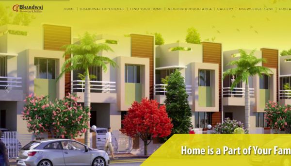 Bhardwaj Builderss, website company design in raipur