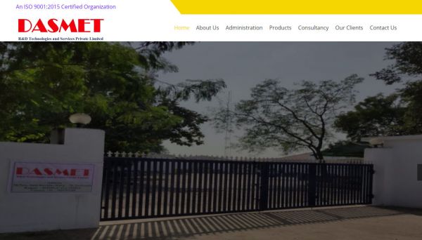 DASMET, website company design in raipur