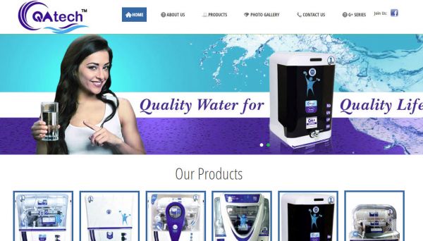 Qatech , website company design in raipur