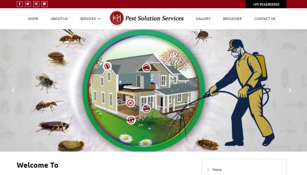 Hi-Pest Solution Services , website company design in raipur