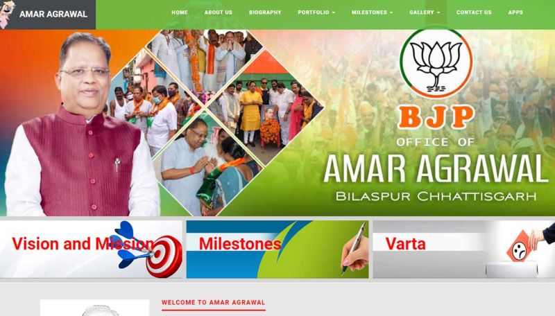 Amar Agrawal, website company design in raipur