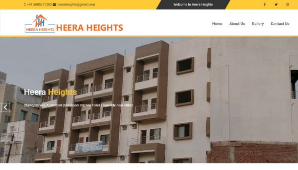 Heera Heights, website company design in raipur